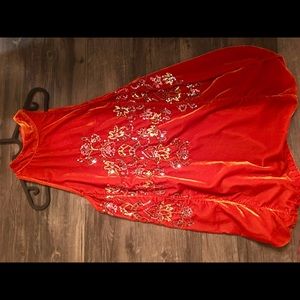 Gorgeous velvet free people dress!